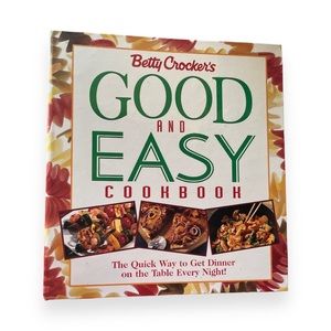 Vintage 1996 BETTY CROCKER’S GOOD AND EASY COOKBOOK Cooking 3 Ring Binder